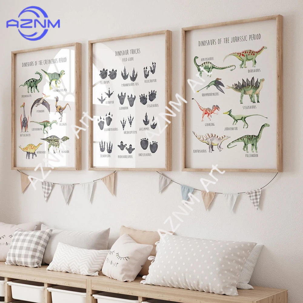 Kids Education Things - 1/3PCS ，The cartoon dinosaur species English