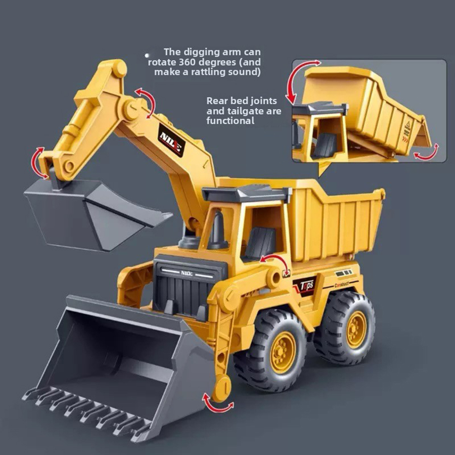 Kids Education Things - 1pcs Excavator Truck Model Toy Engineering