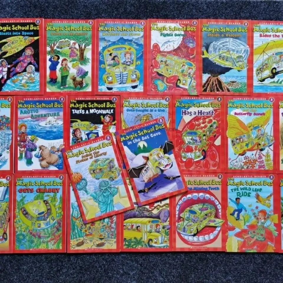 Kids Educational Reader - The Magic School Bus 23 Books