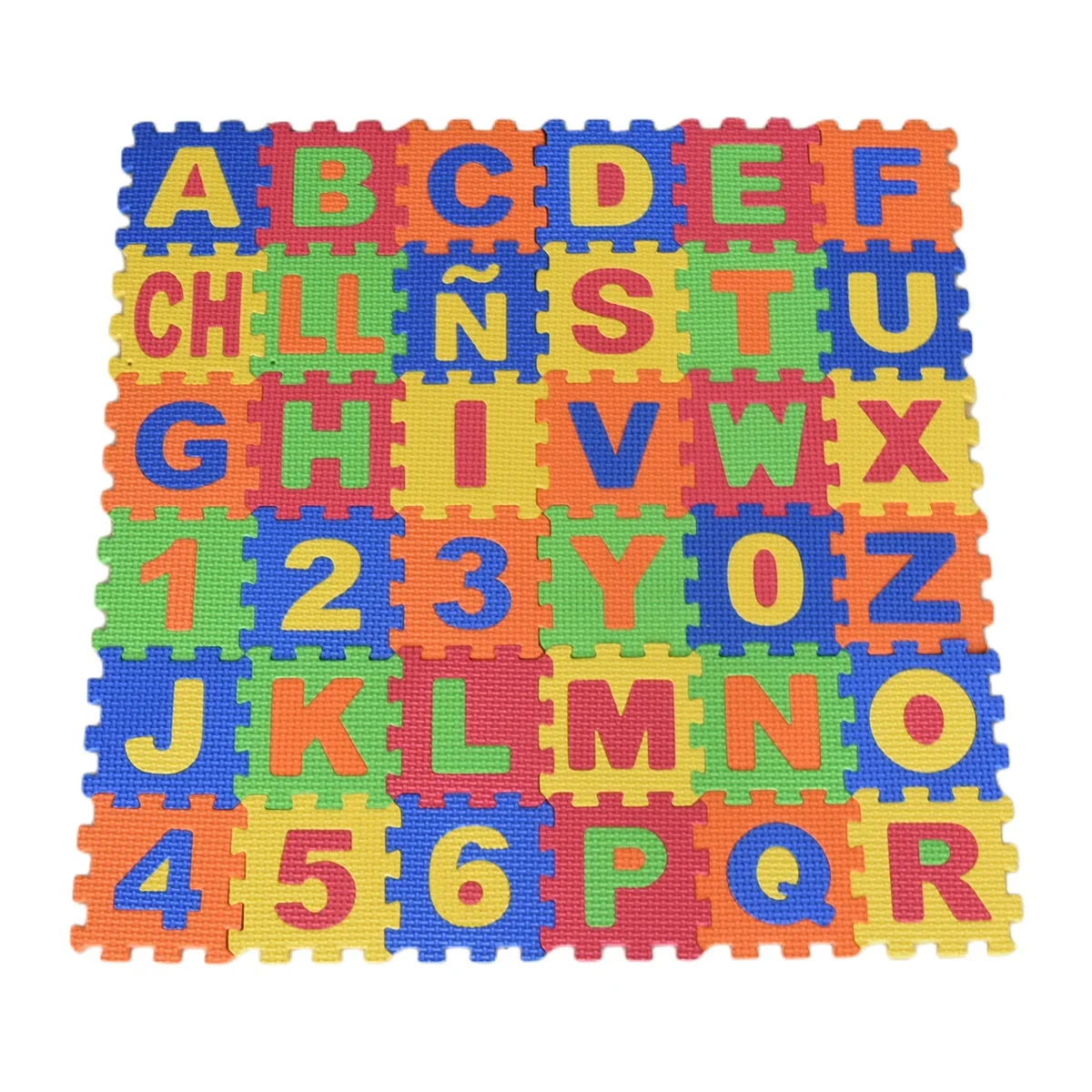 Number Puzzle Foam - Play Mats 36pcs 9cm Number Alphabet