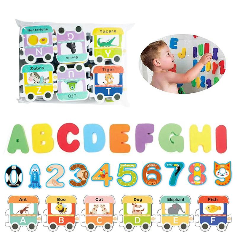 Number Puzzle Foam - Kids Baby Bath Toys Fun Foam