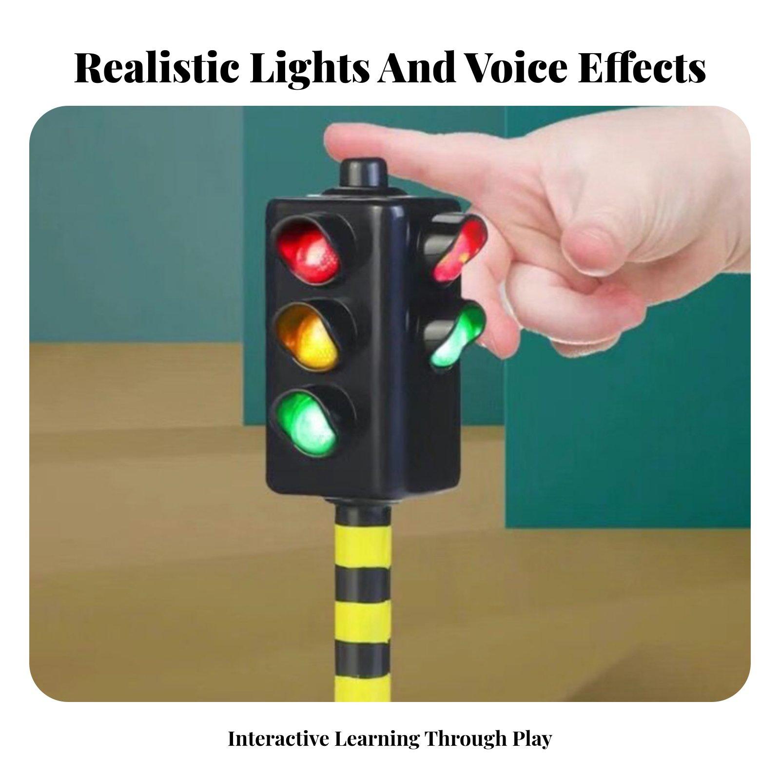 Toy Traffic Light Voice Functi - Kids Education Toys 评论和价格
