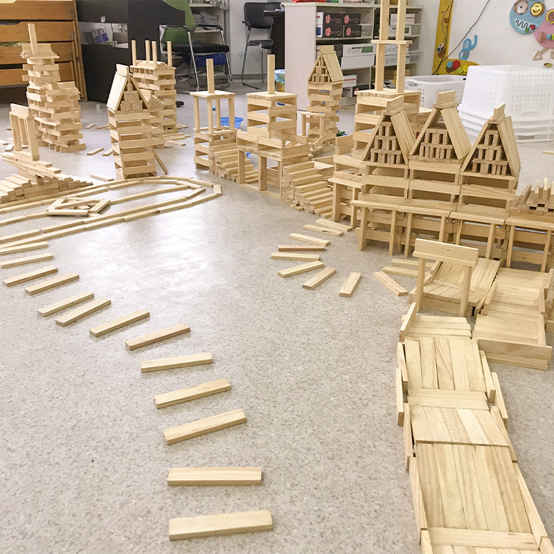 natural log wooden stacking bl - Kids Education Login 评论和价格