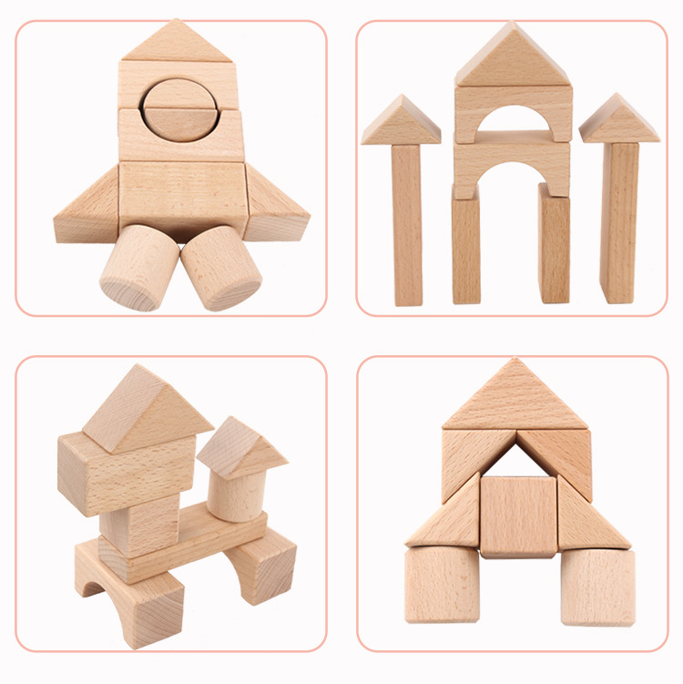 22pcs Building Blocks Beech Wo - Kids Education Login 评论和价格