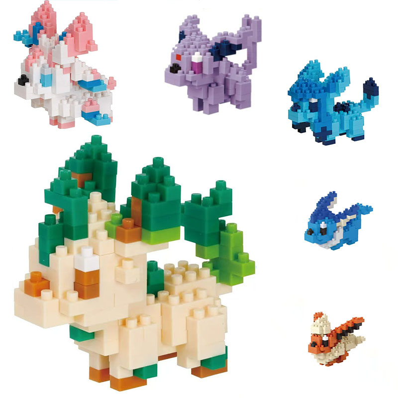 Kawaii Nanoblock Genuine Pokem - Kids Education Things 评论和价格