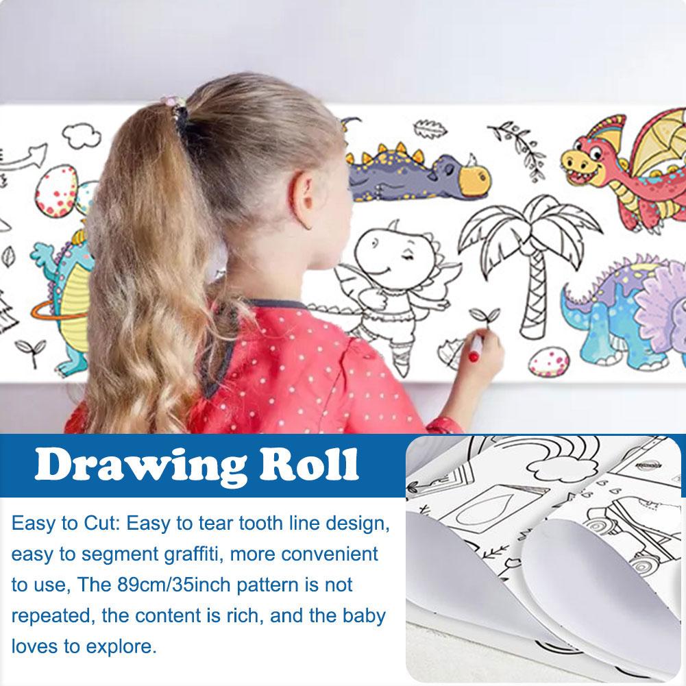 Children's Drawing Roll Sticky - Kids Education Laptop 评论和价格