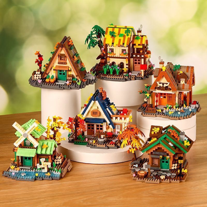 6 Sets Forest Cabin Mini Build - Kids Education Login 评论和价格