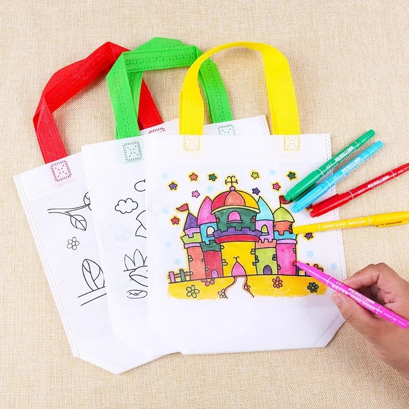 1-10pcs Sets DIY Graffiti Bag  - Kids Education Laptop 评论和价格