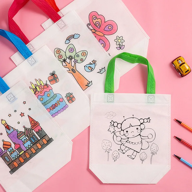 1-10pcs Sets DIY Graffiti Bag  - Kids Education Laptop 评论和价格