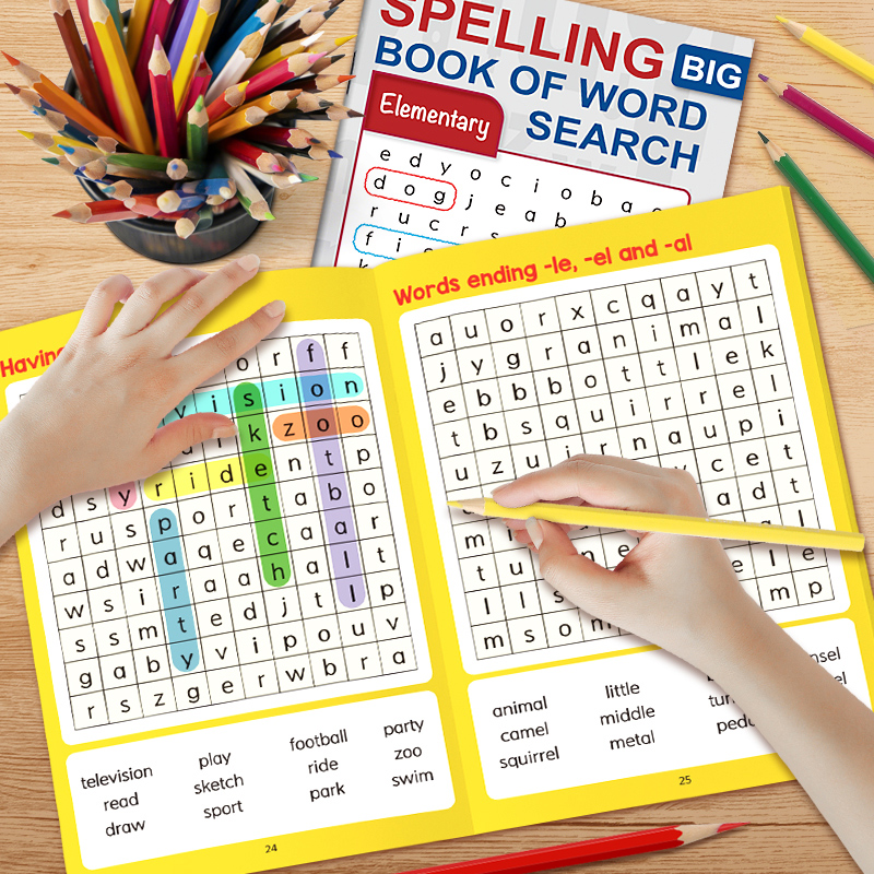 Elementary Big Word Search Spe - Kids Education Help 评论和价格