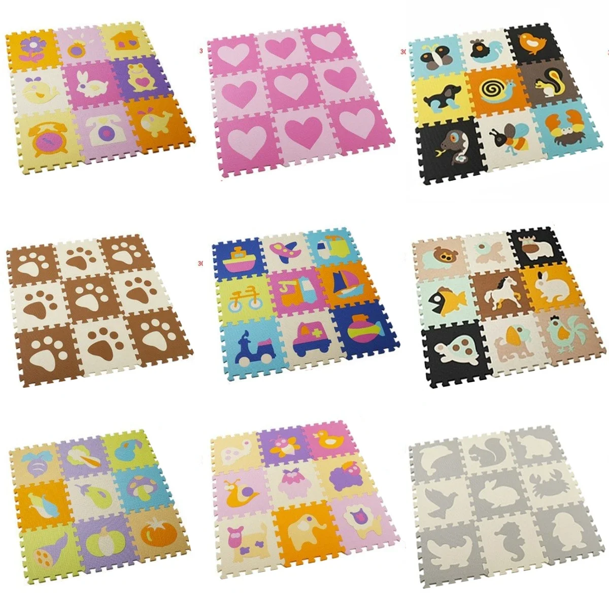 Baby Play Mat 30x30cm Kids EVA - Number Puzzle Foam 评论和价格