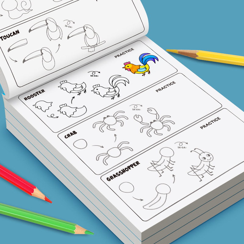 Kids Step-by-Step Drawing Book - Kids Education Laptop 评论和价格