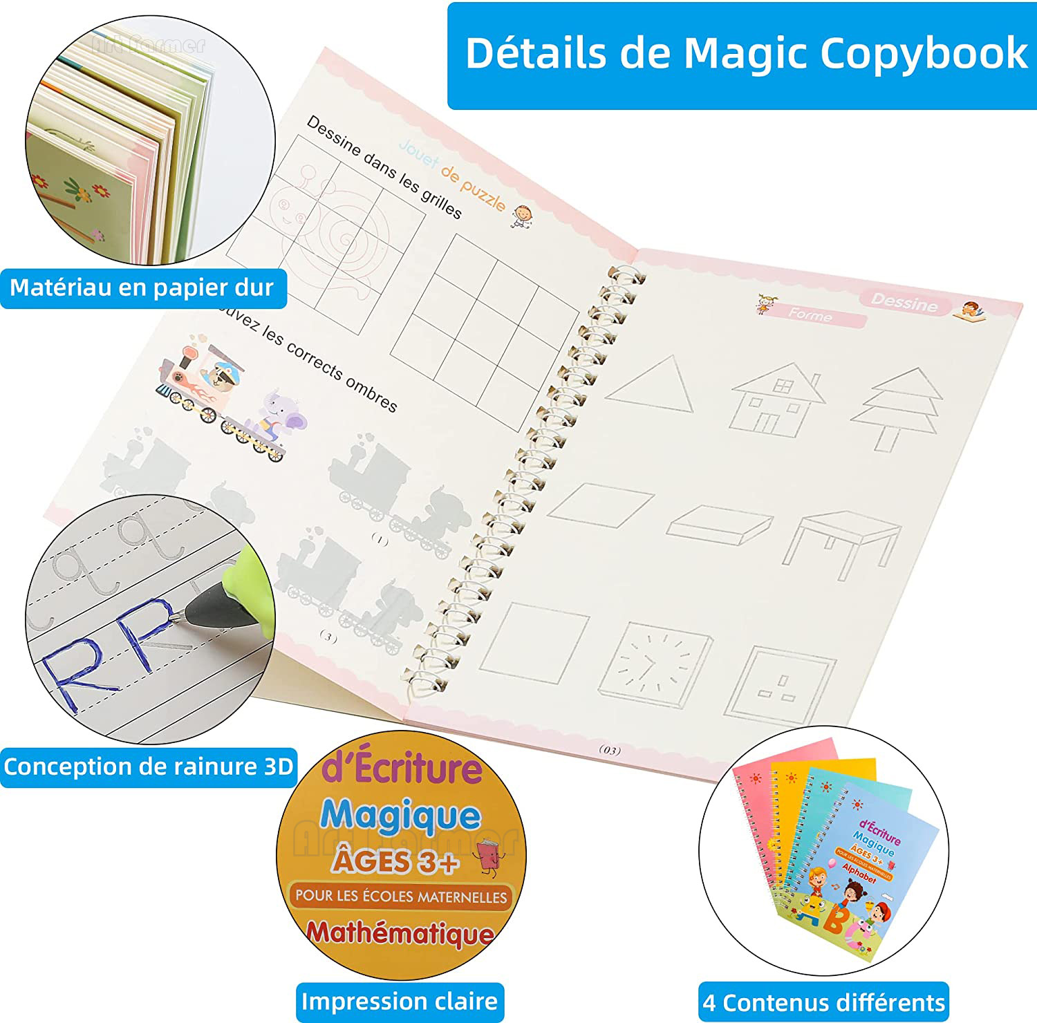 Magic French Copy Book Groove  - Kids Education Laptop 评论和价格