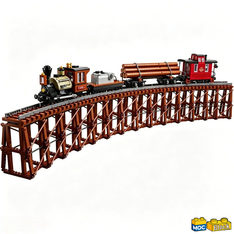 NEW 2731 Parts Logging Railway - Kids Education Login 评论和价格