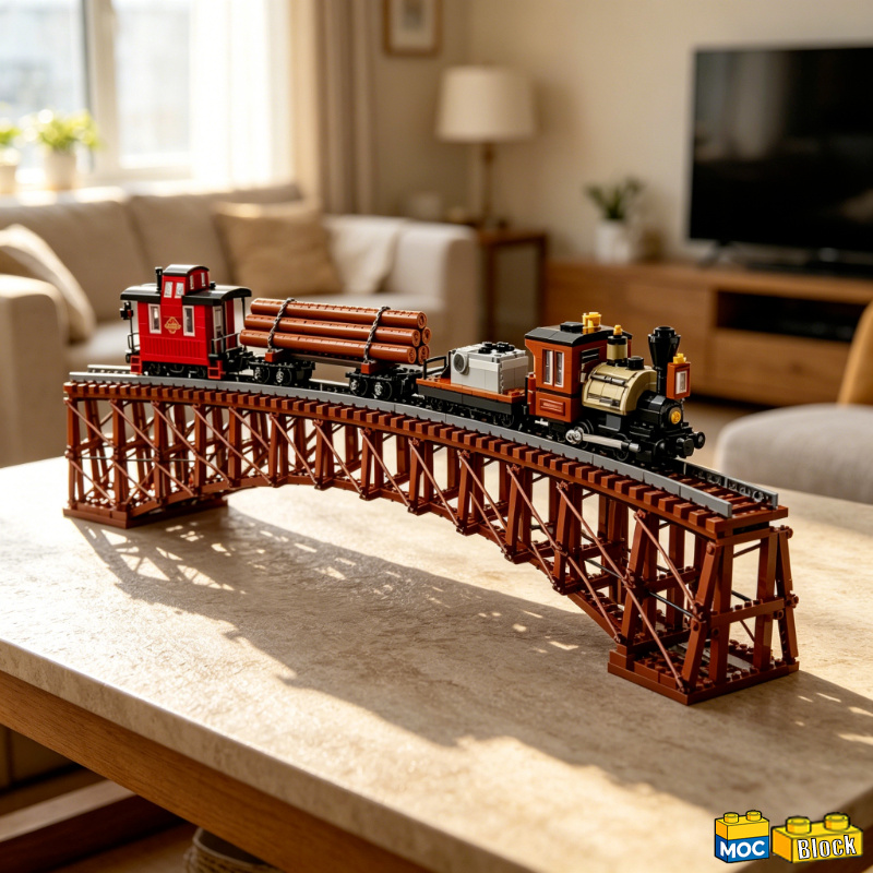 NEW 2731 Parts Logging Railway - Kids Education Login 评论和价格